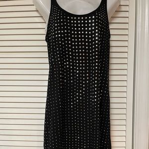 Black shimmer dress
